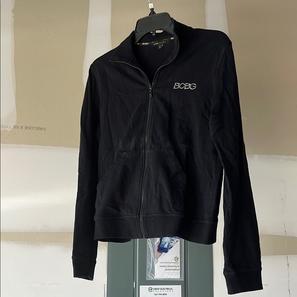 BCBG Black Zip-Up Jacket - Picture 1 of 3